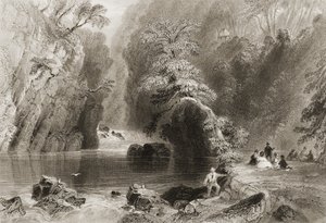 Der Dargle River, County Wicklow, aus 