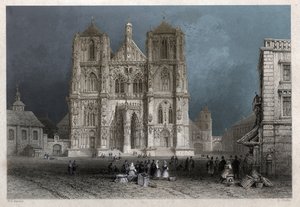 Der Dom von St. Peter in Regensburg (Stich)