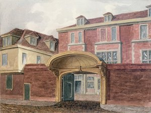 Eingang zum Old Winchester House, 1839