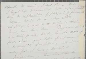 Signierter Brief von William Henry Fox Talbot an James David Forbes, 1839