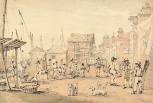 Fischmarkt, Hastings von William Henry Harriott