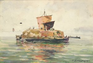 Venezianische Frachtschiffe