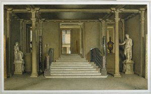 Nord Eingangshalle im Chatsworth House von William Henry Hunt