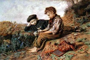 Schuljungen mit einem gestohlenen Nest von William Henry Hunt