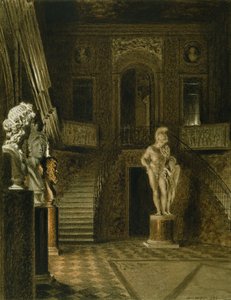 Der Gemalte Saal in Chatsworth von William Henry Hunt