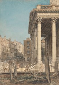 Das Portikus von St. Martin-in-the-Fields von William Henry Hunt