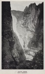 Canyons von Colorado: Platte Canon, oberhalb von Deansbury von William Henry Jackson