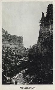 Canyons von Colorado: Williams Canon, Das Amphitheater von William Henry Jackson
