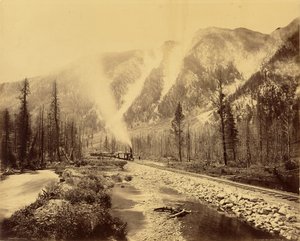 Chalk-Creek-Canyon von William Henry Jackson
