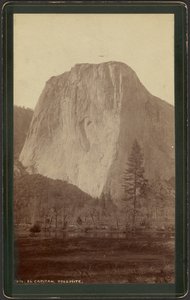 El Capitan, Yosemite von William Henry Jackson