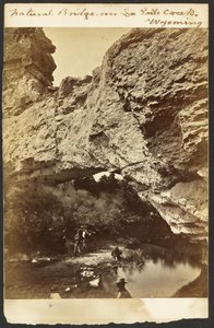 [Natürliche Brücke, von oben, La Prêle Canyon, Wyoming]