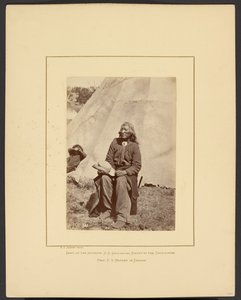 [Washakie oder Schießt den Büffel im Lauf, Shoshone, Wind River Mountains, Wyoming]