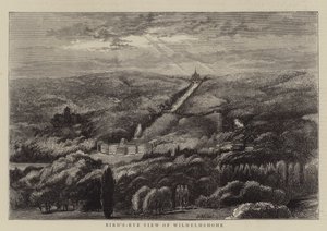 Vogelperspektive von Wilhelmshöhe von William Henry James Boot