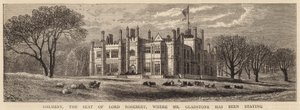 Dalmeny, der Sitz von Lord Rosebery, wo Mr. Gladstone gewohnt hat