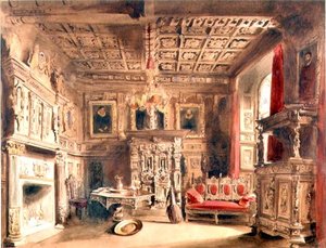 Ein Tudor-Interieur von William Henry Lake Price