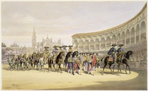 Einzug der Toreros in Prozession, 1865 von William Henry Lake Price