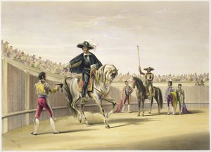Der Alguazil übergibt die Schlüssel des Toril, 1865
