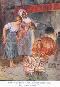 Die gute Fee berührte sie mit ihrem Zauberstab, Aschenputtel, 1925