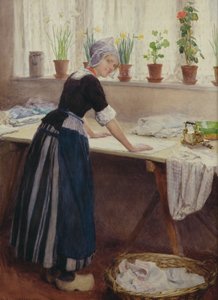 Die Wäscherin, 1915 von William Henry Margetson