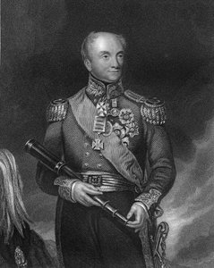 General Rowland Hill, Oberbefehlshaber der britischen Armee, ca. 1830-1835 ca. 1857 von William Henry Mote