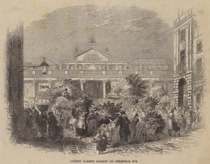 Covent Garden Markt am Heiligabend von William Henry Pike
