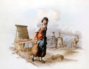 Ziegelbrennerei, 1808 von William Henry Pyne