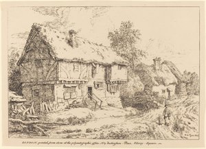 Alte Hütten von William Henry Pyne