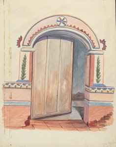 Wandmalerei, 1935-1942 von William Herbert