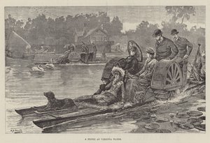 Ein Picknick am Virginia Water von William Heysham Overend