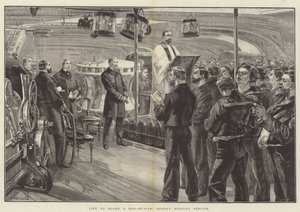 Leben an Bord eines Kriegsschiffs, Sonntagsgottesdienst