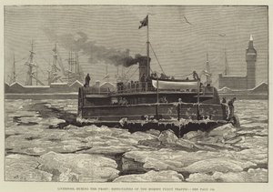 Liverpool während des Frosts, Schwierigkeiten des Mersey-Fährverkehrs