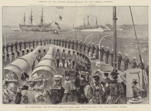 Eröffnung des Kaiser-Wilhelm-Kanals durch den Deutschen Kaiser von William Heysham Overend