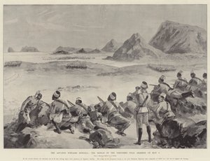 Der Vormarsch nach Dongola, die Niederlage der Derwische bei Akasheh am 1. Mai von William Heysham Overend