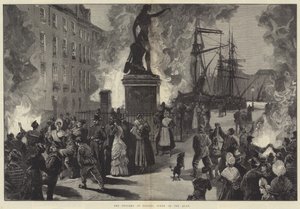 Die Cholera in Toulon, Szene am Kai
