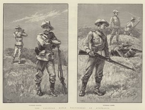 Die Kolonialgewehr-Freiwilligen von Australien von William Heysham Overend