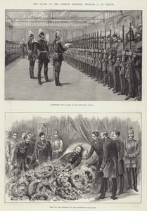 Der Tod des deutschen Kaisers Wilhelm I. in Berlin von William Heysham Overend