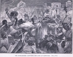 Die Highlander erobern Cawnpore 1857 n. Chr.