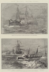 Die Marine-Manöver