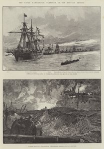 Die Marine-Manöver