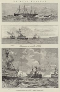 Die Marine-Manöver