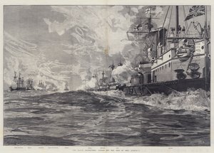Die Marine-Manöver, Aktion vor der Isle of Man, 3. August
