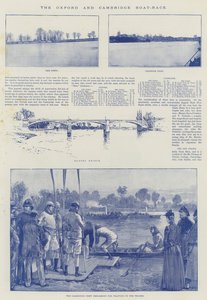 Das Oxford und Cambridge Boot-Rennen