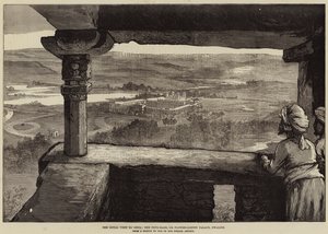 Der königliche Besuch in Indien, der Phul-Bagh oder Blumengarten-Palast, Gwalior