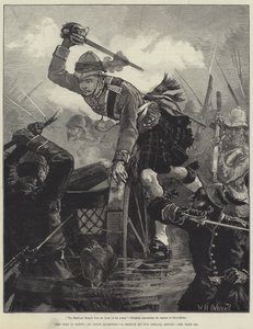 Der Krieg in Ägypten, im Nahkampf von William Heysham Overend