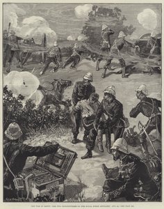 Der Krieg in Ägypten, die zwei Neunpfünder der Royal Horse Artillery (24. August)