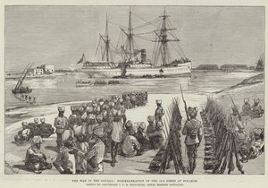 Der Krieg im Sudan, Ausschiffung der 15. Sikhs in Souakim