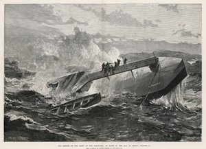 Die Rettung der Besatzung der Cleopatra bei Morgengrauen in der Biskaya