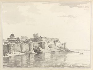 Ansicht des Forts von Allahabad von William Hodges