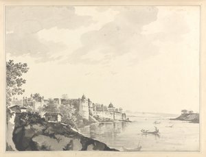 Ansicht des Forts von Allahabad von William Hodges