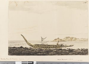 Seite 25 Resolution Bay auf den Marquesas. 1774 von William Hodges